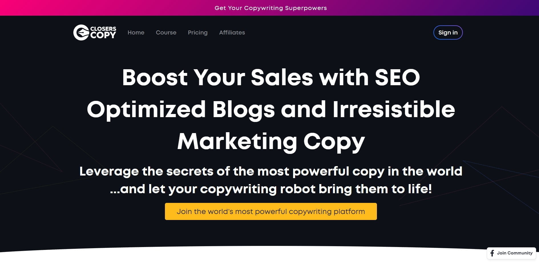 Generate & optimize marketing copy with AI
