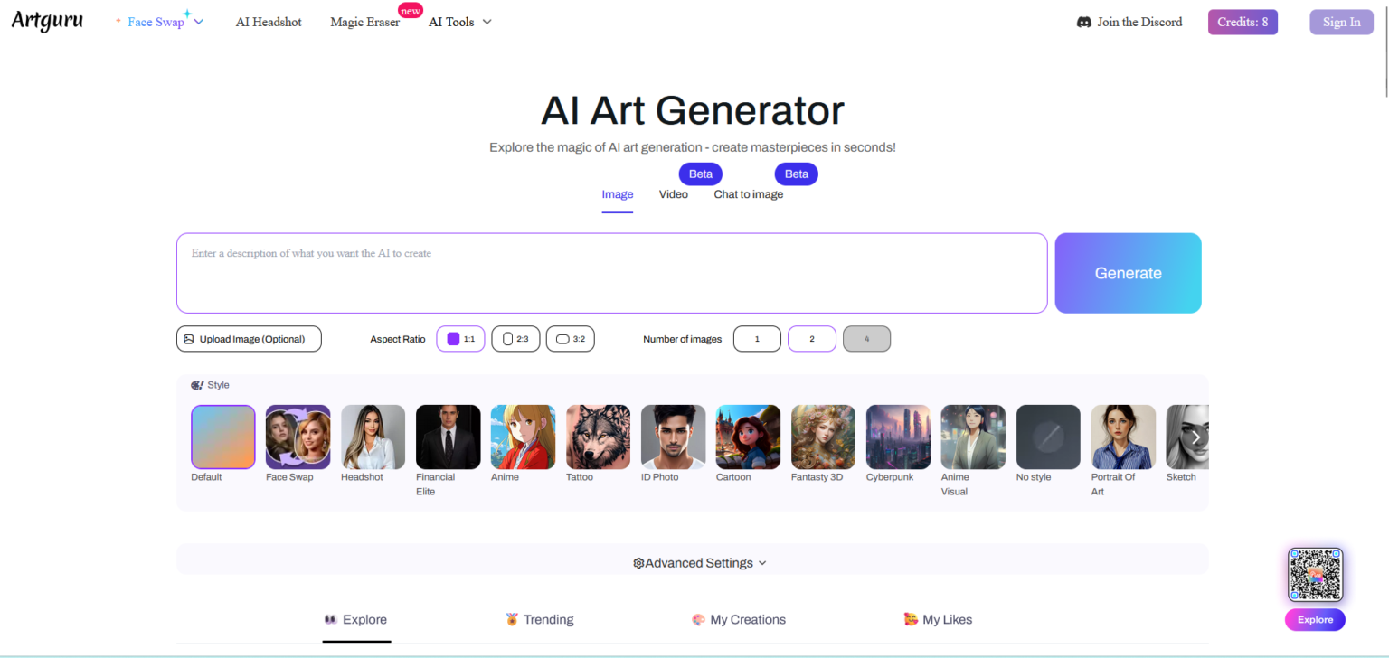 Artguru AI: Create Stunning AI Art Effortlessly